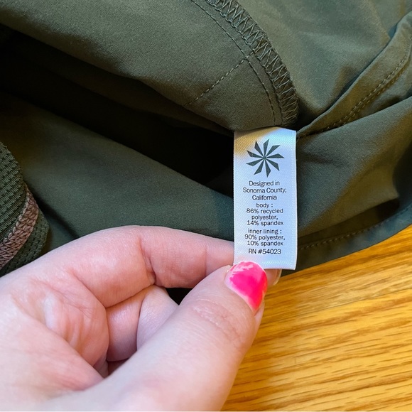Athleta Stretch-In Skort Olive Green size XS - Picture 5 of 7